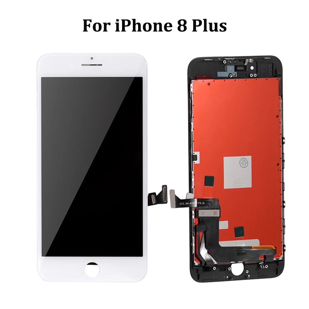 Zaslon Za iPhone 7 6 8 6S Plus Zaslon na Dotik Zamenjava AAA+++LCD 7 4S 5S 5 6 6S Ni Dead Pixel+Kaljeno Steklo+Orodje+TPU