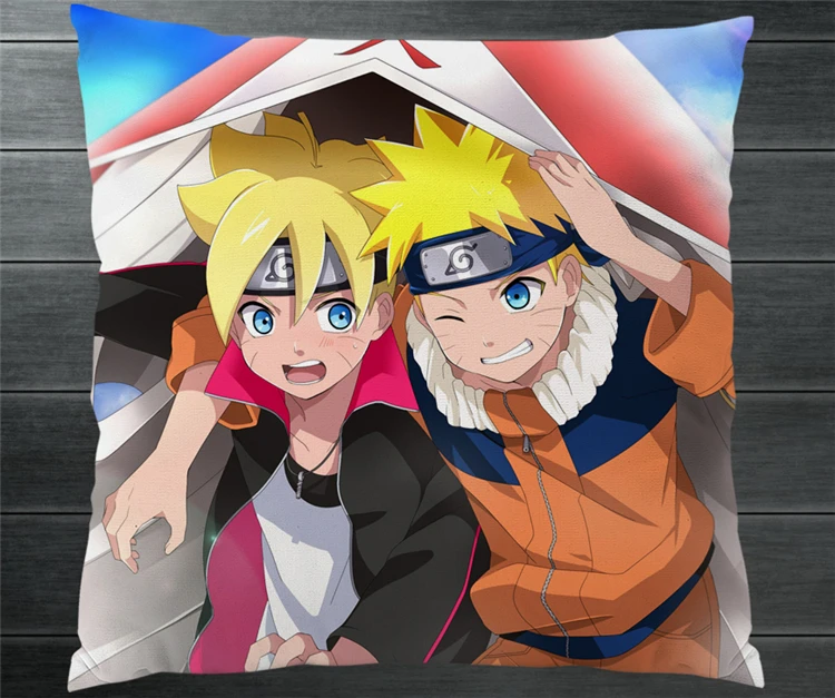 Anime Naruto Uzumaki Uzumaki Boruto Dve Strani Pillowcases 40x40cm Blazino Blazine Primeru Zajema Cosplay Zbirka Dekor Darilo Novo P4