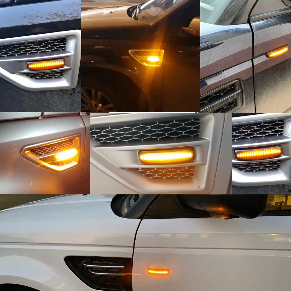 LED repeator blinker strani oznako vključite opozorilne luči za Land Rover Freeland 2 Discovery 3 4 Range Rover Sport LR2 LR3 LR4