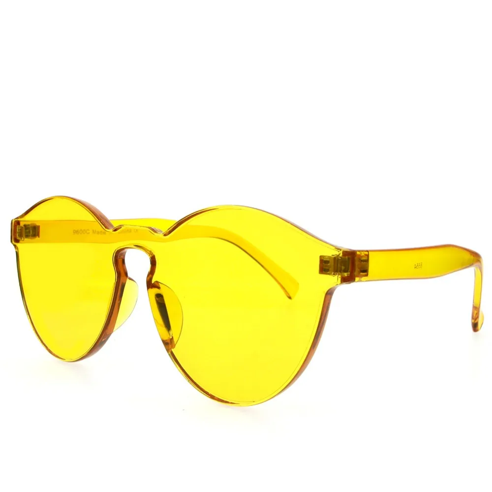 Poletje Ženske Rimless sončna Očala Prosojni Odtenki sončna Očala Ženski Kul Candy Barve UV400 Očala Oculos De Sol #233117