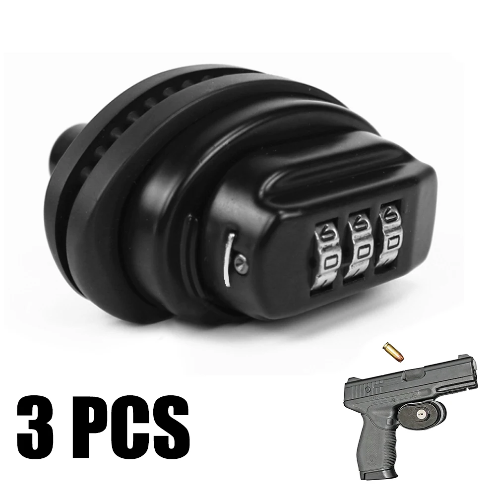 3 Kos/Paket Univerzalna Pištola Pištola Puška Sprožila Zaščito Varnostna Ključavnica s Kombinacijo Kode ali Tipke za Izbiro Black Lov