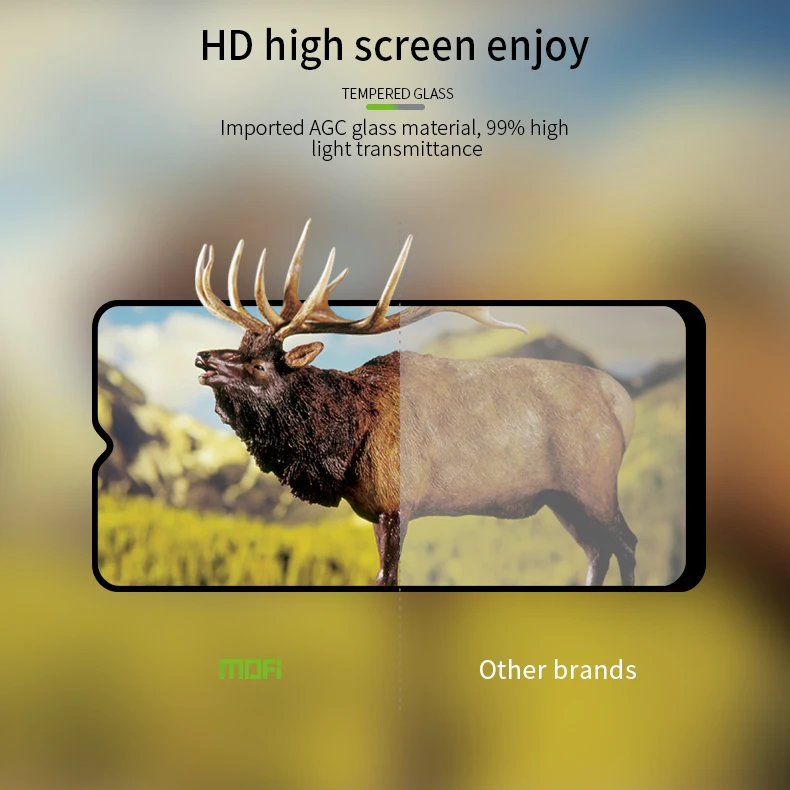 Mofi Za Samsung Galaxy A20S A20 kaljeno steklo Za Samsung Galaxy A20e screen protector polno kritje 3D krivulje varstvo film