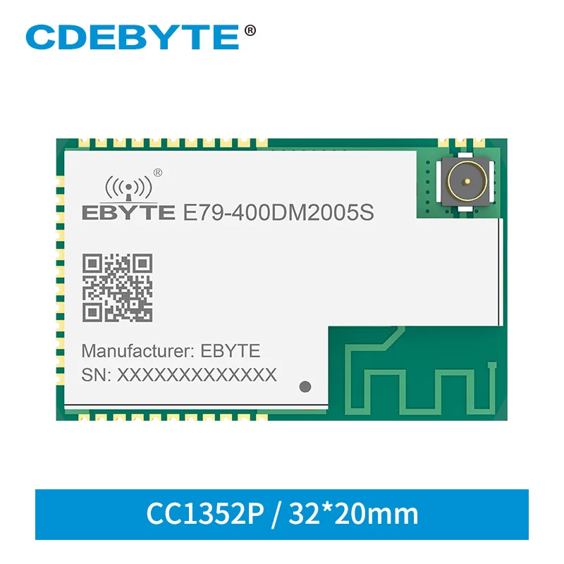 E79-400DM2005S CC1352P SUB-1 ghz 2.4 GHz SMD Is Sprejemnik, 20dBm 5dBm IPEX Brezžični Modul