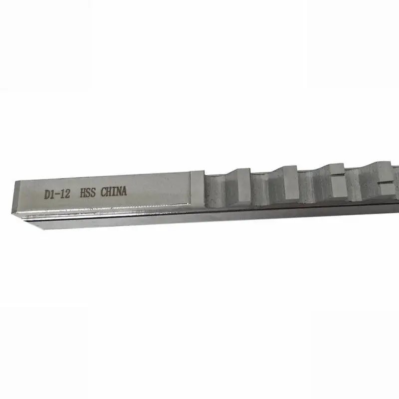 12mm D potisk Utorom Broach Cutter & Shim HSS hitroreznega Jekla CNC Rezalno Orodje nož z Shims Nova