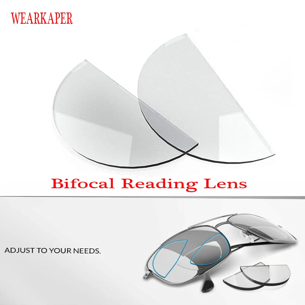 Tekoče Silikona Bifocal Branje Objektiv 2 Kos Stick-on Presbyopic Povečava Leče za enkratno uporabo Bifocal Leče 1.0 2.0 3.0