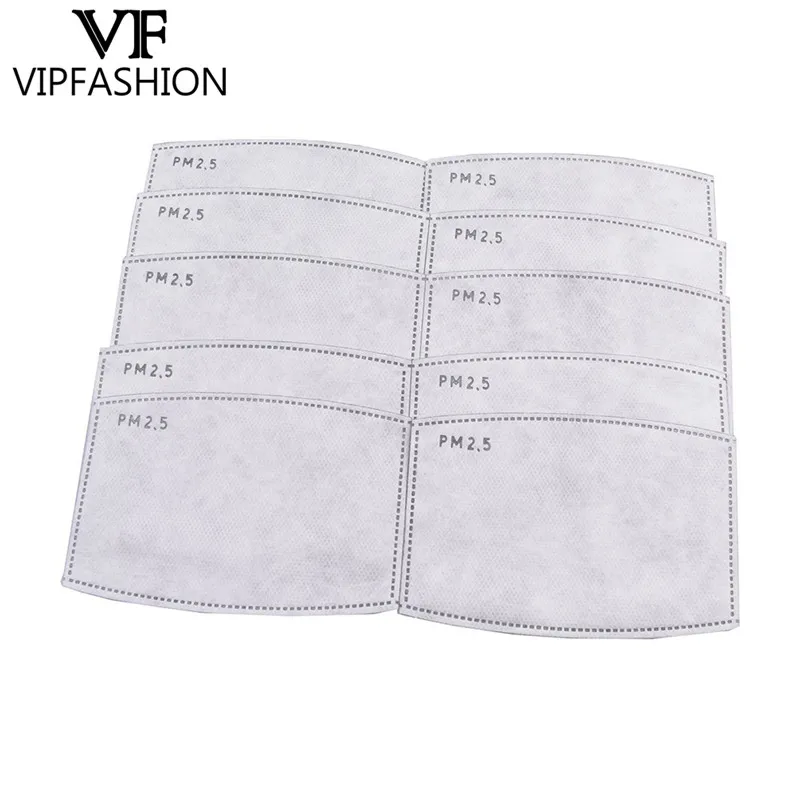 VIP FASHAION 50pcs/Veliko PM2.5 Filter Otrok Usta Masko Proti Meglica Masko Filter Papir