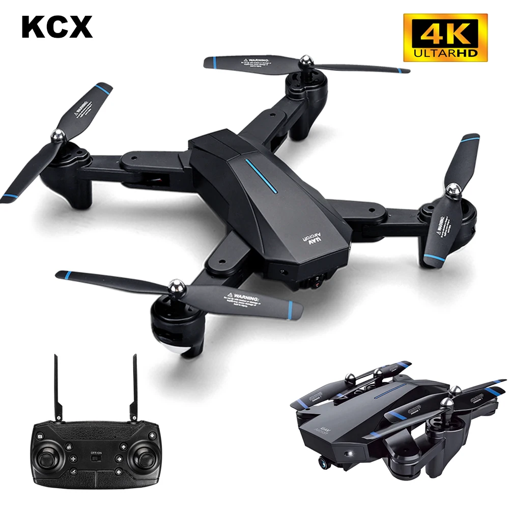 KCX Brnenje s Kamero Hd 4K WiFi FPV Višina Držite Zložljive RTF Quadcopter RC Dron Igrača za Začetnike, Otroke Darilo PK E58