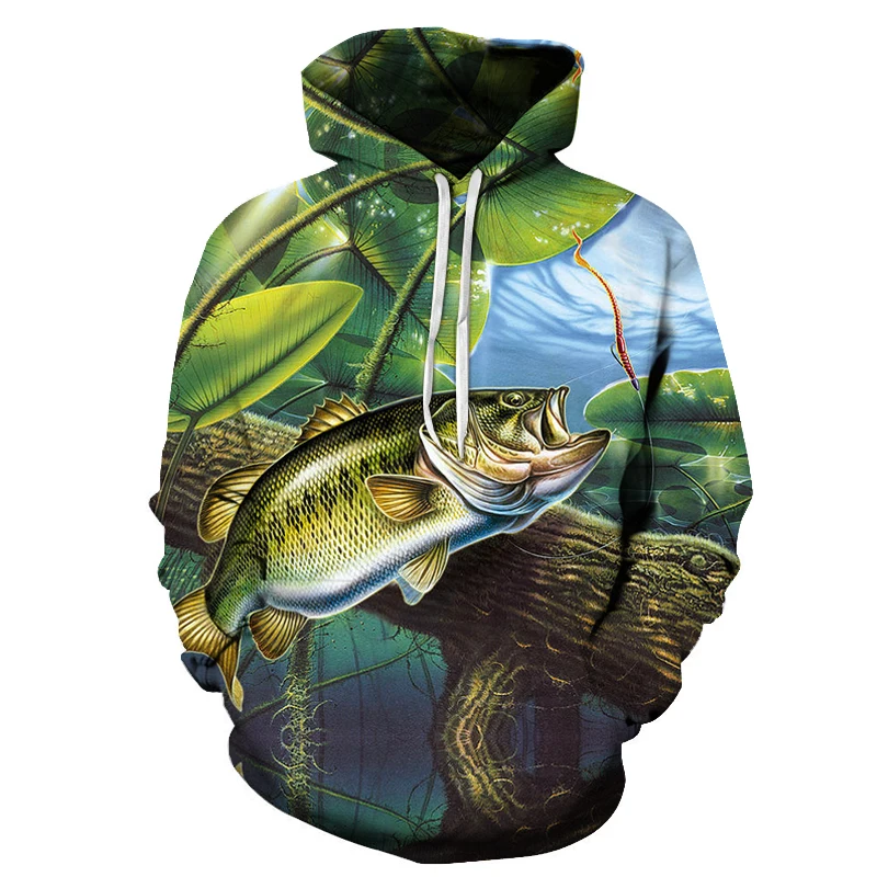 Nova 3D Hoodie Moških, ki so Hoody Smešno ribe Sweatshirts Trenirke Tiskanja Plašč Pulover, Jakna Streatwear Ženske Azijskih velikost Hoodies s-6xl