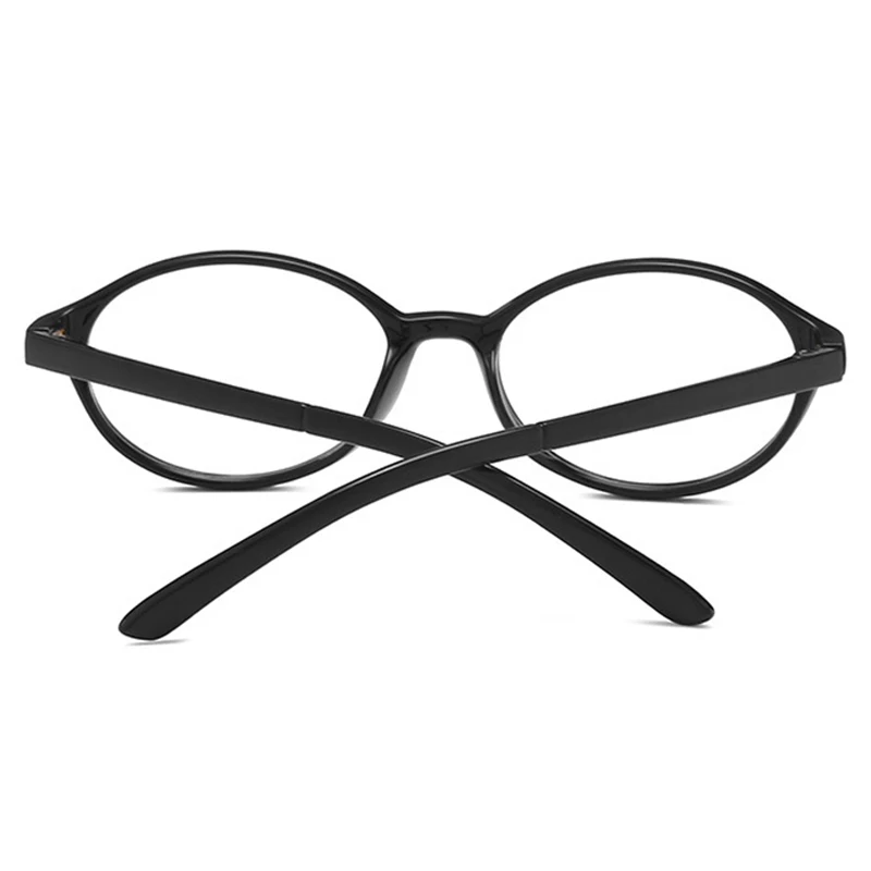 Yoovos Ovalne Očal Okvir Otrok TR90 Očala Okvir Študent Anti-Modra Svetloba Okulary Retro Jasno, Leče za Očala Otrok Spektakel
