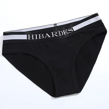 5 kos/veliko Žensk Intimates, spodnjice brez hlačnic, Spodnje hlačke seksi perilo 93% bombaž Črni Pas Ženske Bikini velikosti S-XL