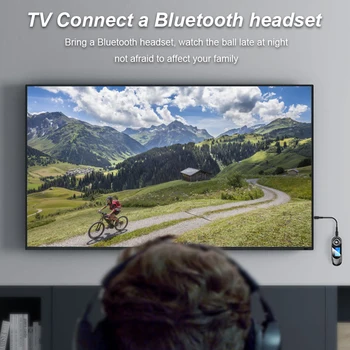 5 V 1 Za PC TV LCD Zaslon Plug And Play Brezžični Prenosni Vizualizacija Oddajnik Sprejemnik Bluetooth Adapter 3,5 mm Avto HIFI