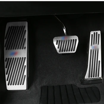 Avto Non-slip Pospeševalnik Zavorni Pedal Dekoracijo zaščitni Pokrov Spremembe Pribor Za BMW 1 Series 3 E46 E90 E91 E87 E88