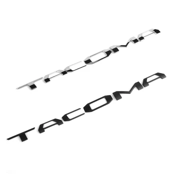 Auto Vrata Prtljažnika Črke Emblem Kritje Nalepke Avto Tuning Za Toyota Tacoma 2016 - 2020 Zadaj Prtljažnik Logotip Tovarniška Ploščica Trim Dekor Decals