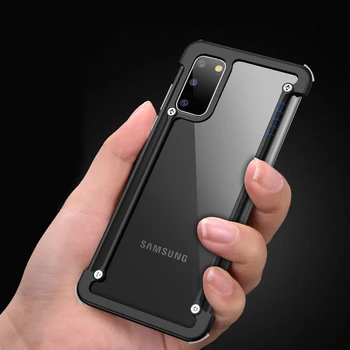 Original Oatsbasf Aluminij Metal Odbijača Ohišje Za Samsung Galaxy S20/ Ultra/ Plus Luksuzni Slim Trdi, Zračna Blazina Spusti Varstvo Primeru