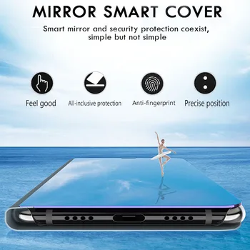Samsun S20 FE Primeru Ogledalo Flip Primeru Za Samsung Galaxy S20 Fan Edition S20 FE S 20FE 20 FE stojalo Knjiga Zajema SM-G781 6.5