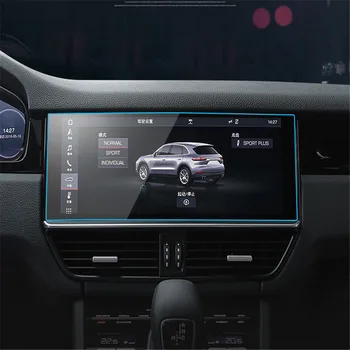 Za Porsche Cayenne 3. Gen 2019 GPS Navigacija Kaljeno Steklo Zaščitnik Zaslon Pokrov Zaščitni Film, ki je odporen proti praskam film