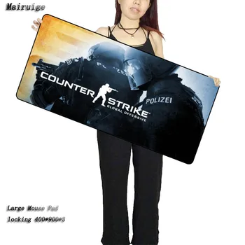 Mairuige Counter Strike Velike Zaklepanje Rob mousepad igralec 900x400X3MM gaming mouse pad veliko Priljubljenih prenosni RAČUNALNIK prenosni računalnik padmouse