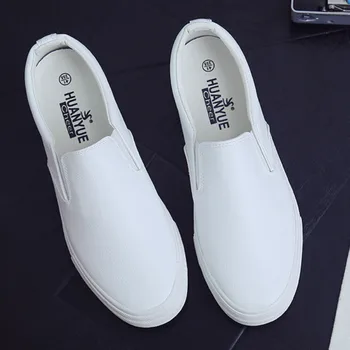 Usnje Priložnostne Čevlji Bele Superge Zdrsne na Priložnostne Čevlji Moški Loafers Moda Stanovanj Copati Moški Loafers Zapatillas Hombre 2020