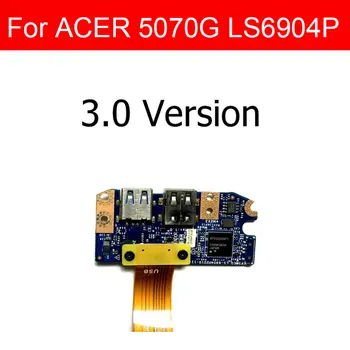 Polnilnik USB Odbor Za ACER 5070G LS6904P 2.0 3.0 Verzija Polnjenje USB Odbor Flex Ploski Kabel Zamenjava rezervnih Delov