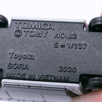 Takara Tomy Tomica Št 082 Toyota SORA Avtobus Obsega 1/137 Diecast Modela Avtomobila Igrače za Fante #82
