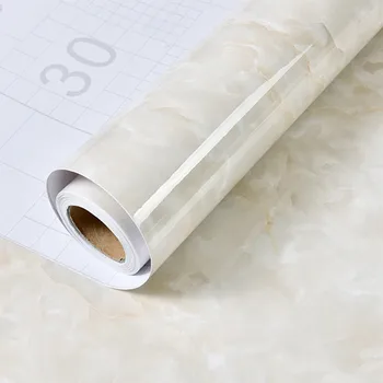 60 cm*5m Debel Nepremočljiva PVC Imitacijo Marmorja Vzorec Stenske Ploščice Nalepke Kuhinja Točilne Mize Pohištvo Omare Doma Dekor