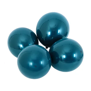 Pastelnih Baby Blue Macaron Balon Garland Arch Temno Zelena, Siva Latex Baloni Svate Ozadje Trak Steno Baloni Decoation