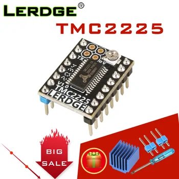 LERDGE TMC2225 256 microsteps UART Koračnih Motornih Voznik VS TMC2209 TMC2208 TMC2130 A4988 DRV8825 StepStick V1.0 3D Tiskalnik Deli