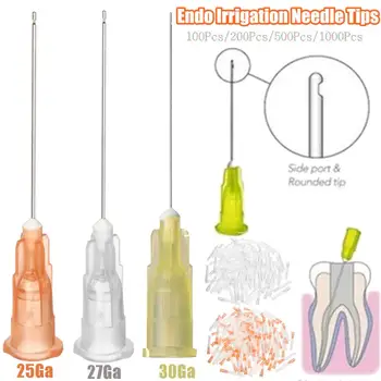 100 kozarcev/vrečko zobne endoskop čiščenje iglo 25 G/27 g brnenje/30GA koncu zaprti tip strani luknjo endoskop brizgo ustna higiena nega materi