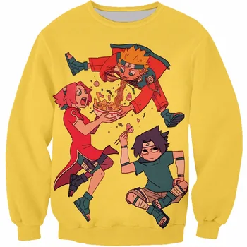 PLstar Kozmos Naruto Hoodie Anime fantje Sweatshirts Naruto Uzumaki 3D Hoodies Otroci Oblačila 2019 poletne majice posadke vratu puloverju