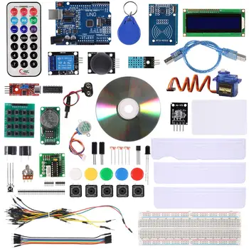 NAJNOVEJŠI UNO RFID Starter Kit z Tutorial UNO R3 Nadgrajena različica Učenje Suite s Ratail Polje Združljiv z Arduino IDE