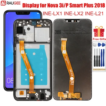 LCD za Huawei P Smart Plus 2018 LCD-Zaslon z Okvirjem na Zaslonu na Dotik Zamenjava za Huawei Nova 3i INO-LX1,LX2,L21 P Smart+ LCD
