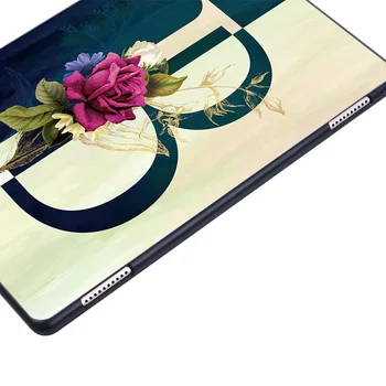 Shockproof Tablet Kritje Primera Fit Huawei MediaPad T5 10 10.1/MediaPad T3 8.0/T3 10 9.6 - Pol Cvet Pismo Serija Slim Nazaj Primeru
