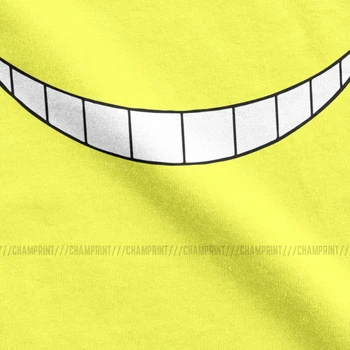 Moške Atentata Razredu T Srajce Korosensei Ansatsu Anime Razred 3-E Čistega Bombaža, Kratek Rokav Tee Majica Plus Velikost T-Shirt