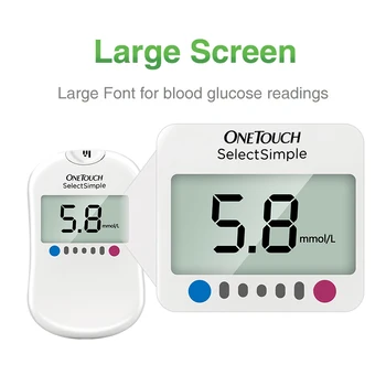 Izravnavo Izberite preprost Merilnik Glukoze v Krvi Sladkor Monitor & Testnih Lističev & Za Sladkorja v Krvi Odkrivanje Tester za Sladkorno bolezen