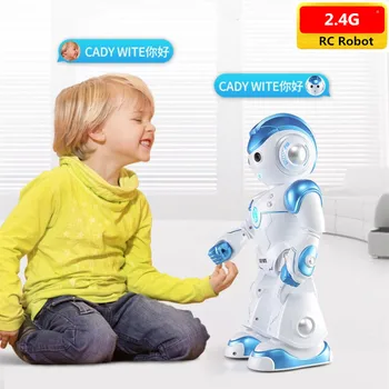 Multi-funkcijski Inteligentni Smart Dialog Robot Ples in Glasbena Snemanja Študija Elektronske RC Robot Otroci Rojstni dan Darilo Igrača