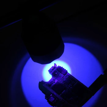 395nm valovna dolžina UV GEL glue Zdravljenju Svetilke Mobilni telefon popravila led zeleno olje violet watercooler svetlobe USB lučka za gel nohte