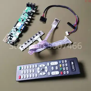 Za B156XW04 V. 5/V. 6/V. 0/V. 1 1366*768 plošča DVB digitalni univerzalni VGA, USB, AV in TV 3663 LVDS 40-Pin LCD Krmilnik odbor Kit