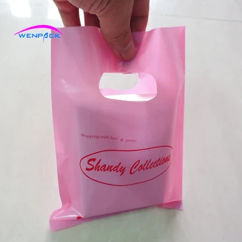 15x20cm custom print logo darilo plastične vrečke za pakiranje in nakupovanje