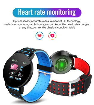 119Plus Pametne ure Za Ženske, Nepremočljiva Šport Smartwatch Srčnega utripa, Krvnega Tlaka Funkcij, Digitalni Watch Ura