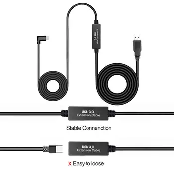Visoko Kakovost 5m USB Tip A Do C Podaljšek 5Gbps USB 3.0 Kabel Za Oculus Prizadevanju/Povezava/Quest2 VR Očala