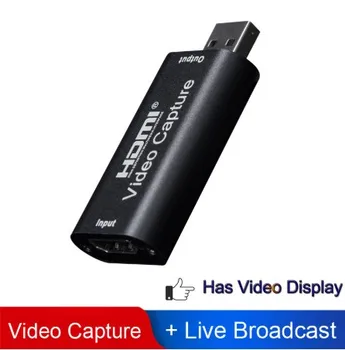 Mini 4K 1080P HDMI, USB 2.0 Video Capture Card Game Snemanje Polje za PS4, ki je Igra Za Youtube OBS Živo Oddaja