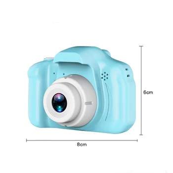 Prenosni Mini Digitalni Fotoaparat Igrače Za Otroke 2 Palčni HD Zaslon, Chargable Fotografija Srčkan Baby Otrok Darilo za Rojstni dan Video Snemalnik