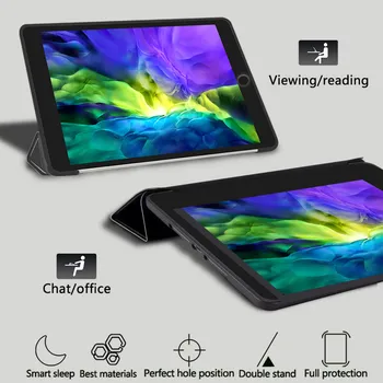 Moda Okostje Za ipad 10.2 8. generacije primeru Silikona Za iPad Pro 11 Primeru 2020 Za ipad mini 1 2 3 Za ipad Zraka 4 2 Pokrov