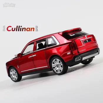 Zvitki Cullinan Royce 1:32 Zlitine Modela Avtomobila Diecast Svetlobe, Zvoka, Potegnite Rdeče SUV Modelov za Simulacijo Igrače za Otroke Darilo Zbirka