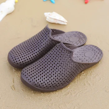 Coslony Gume Maši za Moške Klasičnih Sandale Poletje na Prostem Plaži Čevlji Flip Flop Zdrsne Na Vrtu Platformo Vode Ombre Copate