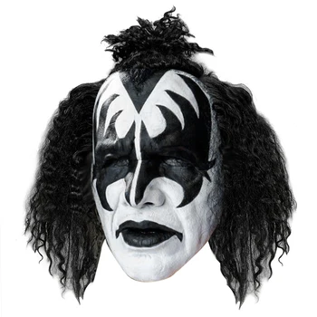 Poljub Band Gene Simmons Punk Masko Cosplay Pevka Chaim Witz Rock Bar, DJ Ustvarjalne Stranke Halloween Latex Maske Rekvizitov, Kostumov