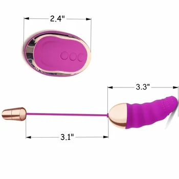 SEAFELIZ Črna Vijolična USB Polnilne 10 Hitrost Daljinski upravljalnik Brezžični Vibracijska Seks, Ljubezen Jajca Vibrator Sex Igrače Za Ženske