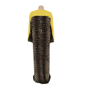 Afriške Obleke Za Ženske Do Leta 2020 Dashiki Leopard Moda Poletni Obleki Šifon Mozaik Široko Roke Maxi Dolgo Priložnostne Vestidos