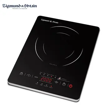 Kuhalne plošče Zigmund & Shtain ZIP-551 Tabela električni štedilnik Prenosno infrardečo stekla Enotni-kuhalnik za kuhanje plošča električna enota