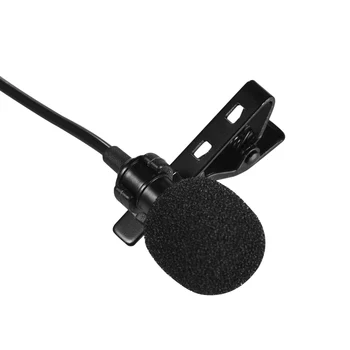 Andoer 1,5 m/4,5 m/6m USB Dual-head Lavalier River Mikrofon Clip-on Vsesmerni Računalnik Mikrofon za Windows, Mac Video Snemanje
